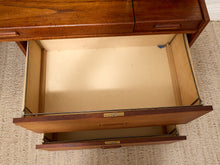 Load image into Gallery viewer, Vintage Mid-Century Modern Teak Secretary Desk with Fold-Down Writing Surface
