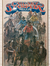Load image into Gallery viewer, Vintage 1983 Calgary Stampede Exhibition &amp; Stampede Poster

