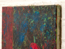 Load image into Gallery viewer, Red Fruit on the Table Textured Abstract Still Life Painting
