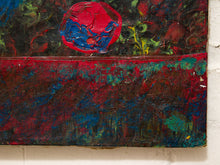 Load image into Gallery viewer, Red Fruit on the Table Textured Abstract Still Life Painting

