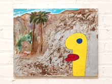 Load image into Gallery viewer, Desert Yellow Figure by Julio De La Concha Contemporary Palm Springs Painting
