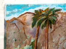 Load image into Gallery viewer, Desert Yellow Figure by Julio De La Concha Contemporary Palm Springs Painting
