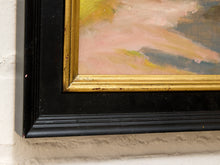 Load image into Gallery viewer, Desert Light by Spencer Collins Framed Landscape Painting in Blush, Ochre and Blue
