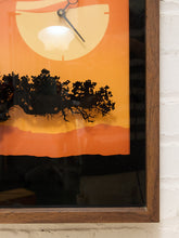 Load image into Gallery viewer, 1970’s 3D Sunset Clock
