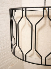 Load image into Gallery viewer, West Elm Honeycomb Drum Pendant Light
