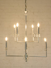Load image into Gallery viewer, Vintage Mid Century Lucite Chandelier Lamp
