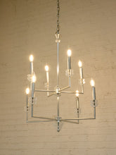 Load image into Gallery viewer, Vintage Mid Century Lucite Chandelier Lamp

