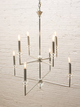 Load image into Gallery viewer, Vintage Mid Century Lucite Chandelier Lamp
