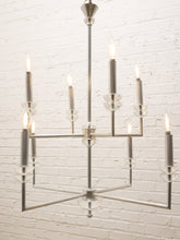 Load image into Gallery viewer, Vintage Mid Century Lucite Chandelier Lamp
