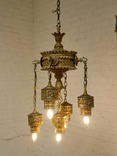 Load image into Gallery viewer, Bohemian Art Deco, Moroccan Style Hanging Chandelier
