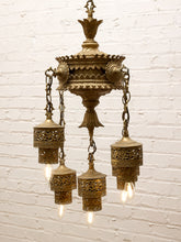 Load image into Gallery viewer, Bohemian Art Deco, Moroccan Style Hanging Chandelier
