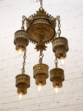 Load image into Gallery viewer, Bohemian Art Deco, Moroccan Style Hanging Chandelier
