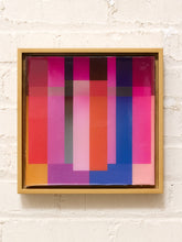 Load image into Gallery viewer, Colorful Geometric Abstract Painting in Pink, Purple &amp; Cobalt
