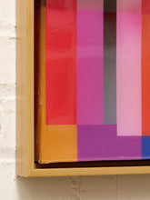 Load image into Gallery viewer, Colorful Geometric Abstract Painting in Pink, Purple &amp; Cobalt
