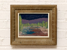 Load image into Gallery viewer, Lavender Passage by Spencer Collins Framed Abstract Landscape Painting
