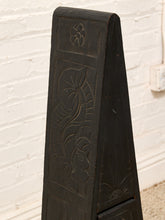Load image into Gallery viewer, Vintage Asian Carved Wood Pagoda Jewelry Chest with Drawers
