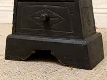 Load image into Gallery viewer, Vintage Asian Carved Wood Pagoda Jewelry Chest with Drawers
