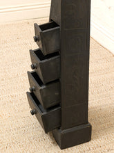 Load image into Gallery viewer, Vintage Asian Carved Wood Pagoda Jewelry Chest with Drawers
