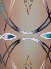 Load image into Gallery viewer, Intergalactic native artwork print  By Aliyah Rivera
