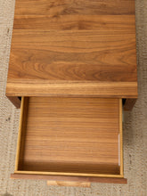 Load image into Gallery viewer, Mid-Century Modern Walnut Nightstand with Single Drawer
