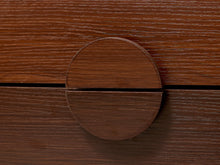 Load image into Gallery viewer, Modern Two-Tone Wood Five-Drawer Tall Dresser with Sculptural Half-Moon Pulls
