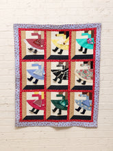 Load image into Gallery viewer, Girl Art Quilt Patchwork
