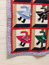Load image into Gallery viewer, Girl Art Quilt Patchwork
