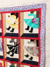Load image into Gallery viewer, Girl Art Quilt Patchwork
