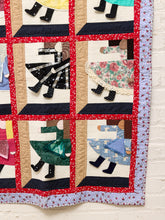 Load image into Gallery viewer, Girl Art Quilt Patchwork
