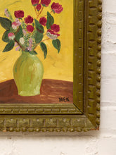 Load image into Gallery viewer, Flowers in Vase with Yellow Background
