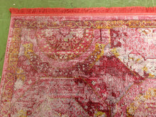Load image into Gallery viewer, Vintage Persian Style Distressed Red Area Rug
