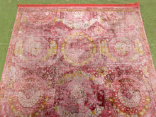 Load image into Gallery viewer, Vintage Persian Style Distressed Red Area Rug
