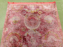 Load image into Gallery viewer, Vintage Persian Style Distressed Red Area Rug
