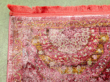 Load image into Gallery viewer, Vintage Persian Style Distressed Red Area Rug
