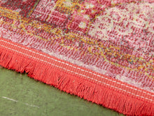 Load image into Gallery viewer, Vintage Persian Style Distressed Red Area Rug
