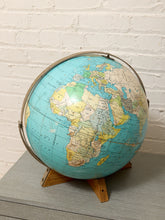 Load image into Gallery viewer, Vintage Mid-Century Globe Sculpture with Sculptural Base
