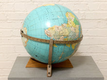 Load image into Gallery viewer, Vintage Mid-Century Globe Sculpture with Sculptural Base
