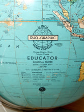 Load image into Gallery viewer, Vintage Mid-Century Globe Sculpture with Sculptural Base

