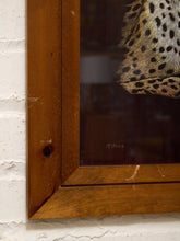 Load image into Gallery viewer, Vintage Framed Cheetah Portrait by M. Brica
