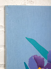 Load image into Gallery viewer, Vintage Modernist Purple Iris Botanical Artwork
