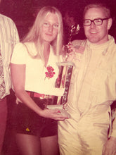 Load image into Gallery viewer, Vintage 1970s Sprint Car Racing Trophy Presentation Photograph

