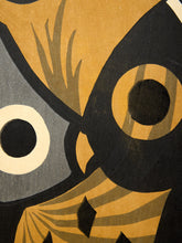 Load image into Gallery viewer, 1967 Korean Modernist Owl Artwork with Provenance
