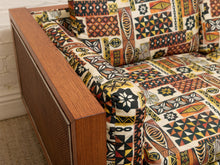 Load image into Gallery viewer, Vintage Mid-Century Sofa with Tiki Fabric
