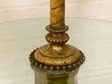 Load image into Gallery viewer, Vintage Hollywood Regency Floor Lamp with Integrated Glass Table
