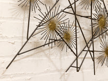 Load image into Gallery viewer, Modern Atomic Starburst Metal Wall Sculpture
