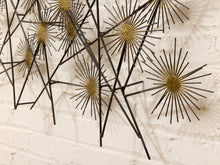 Load image into Gallery viewer, Modern Atomic Starburst Metal Wall Sculpture
