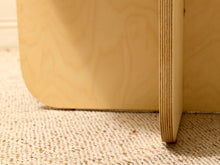 Load image into Gallery viewer, Postmodern Style Sculptural Blonde Wood Coffee Table
