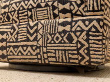 Load image into Gallery viewer, Vintage Postmodern Geometric Club Chair in Black &amp; Tan
