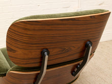 Load image into Gallery viewer, Iconic Olive Green Velvet Lounge Chair &amp; Ottoman
