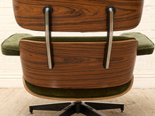 Load image into Gallery viewer, Iconic Olive Green Velvet Lounge Chair &amp; Ottoman
